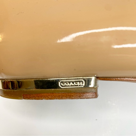 Coach Wilma Patent Leather Flats Light Camel - Picture 8 of 15